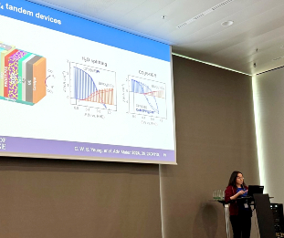 Celine presents at the Materials for Sustainable Development Conference 2024