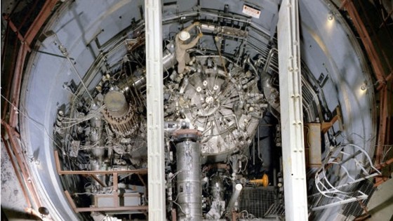 An early, thorium-based molten salt reactor, pictured in the 1960s. Image credit: Oak Ridge National Laboratory. An early, thorium-based molten salt reactor, pictured in the 1960s. Image credit: Oak Ridge National Laboratory.