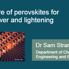 RESEARCH HIGHLIGHT: The future of perovskites for solar power and lighting