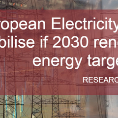 RESEARCH HIGHLIGHT - Electricity prices across Europe to stabilise if 2030 targets for renewable energy are met