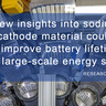 Sodium-ion cathode material improvement to battery lifetime