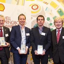Winners of £40,000 low-carbon Shell Springboard award announced in Cambridge